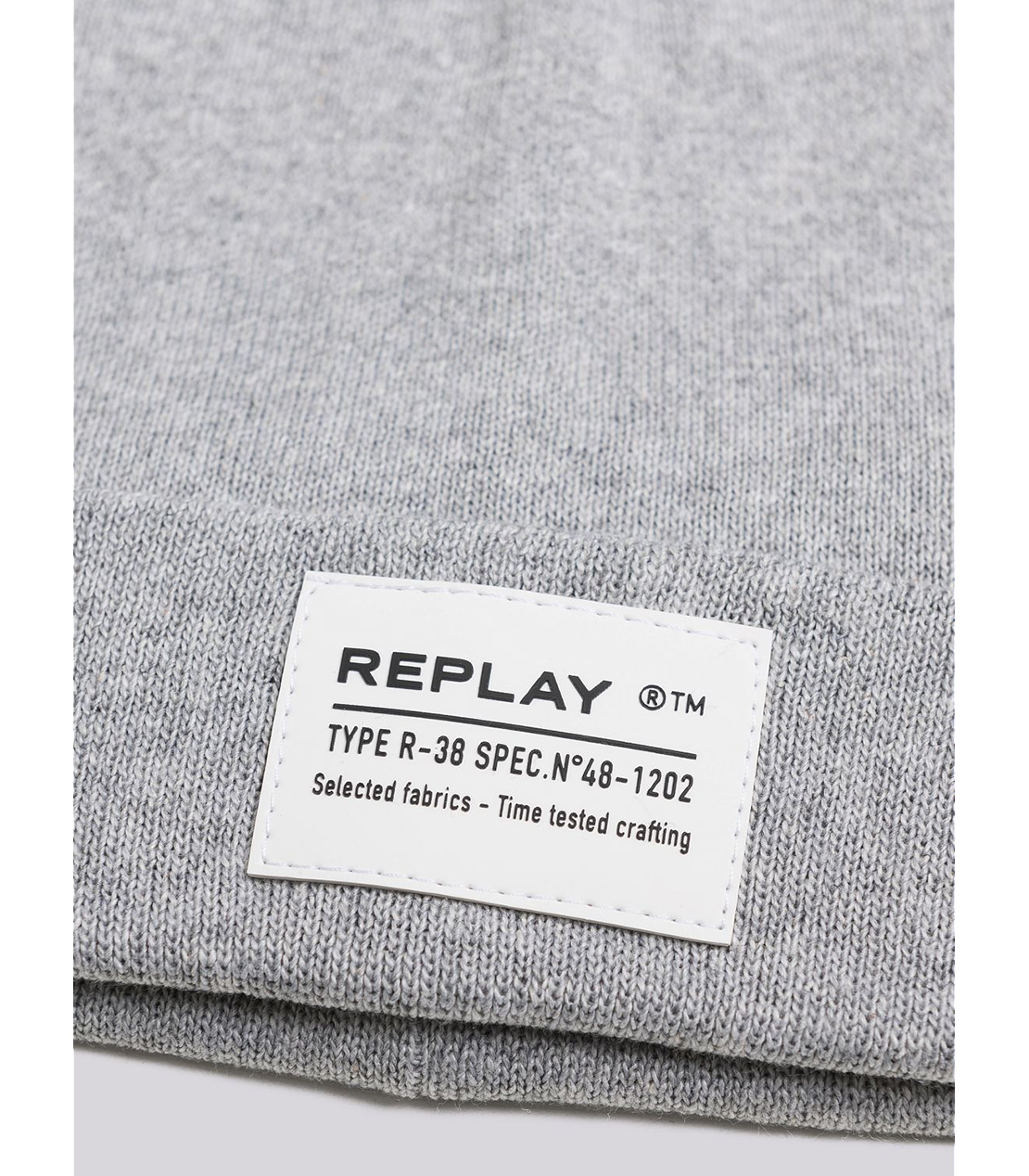 REPLAYラベル付きビーニー 詳細画像 グレーメランジ 3